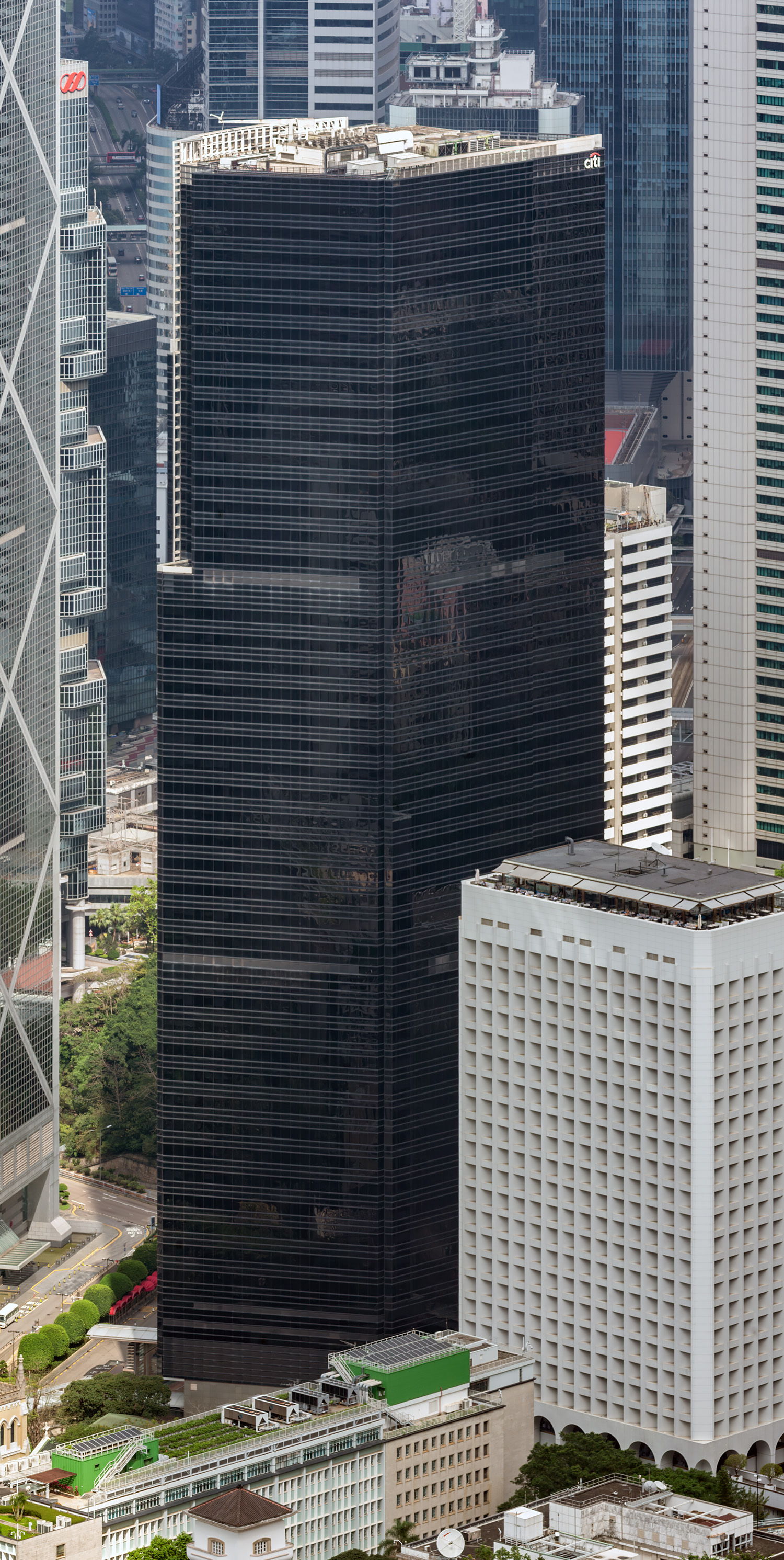 Citibank Plaza, Hong Kong - View from Lugard Road. © Mathias Beinling